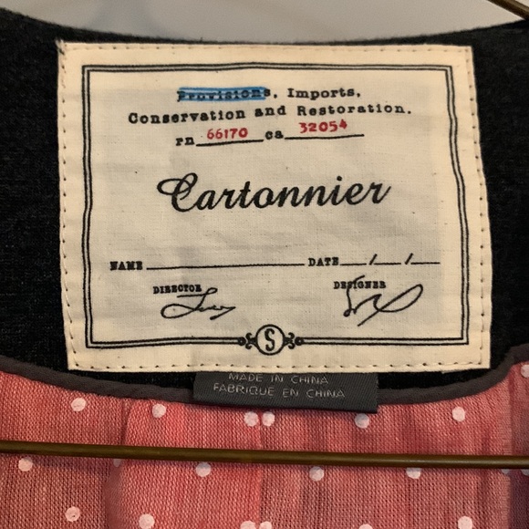 Anthropologie Gray Blazer Size Small EUC - Picture 2 of 6